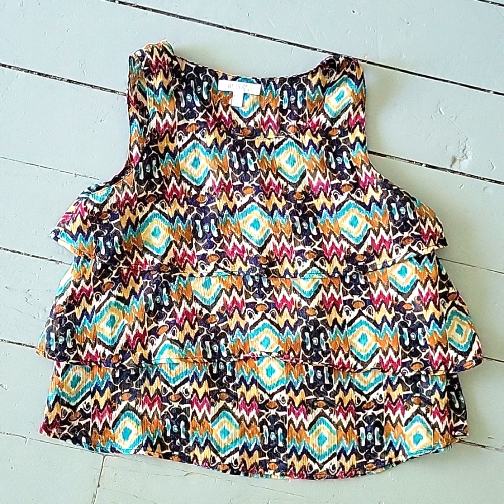 Delia's flounce top S